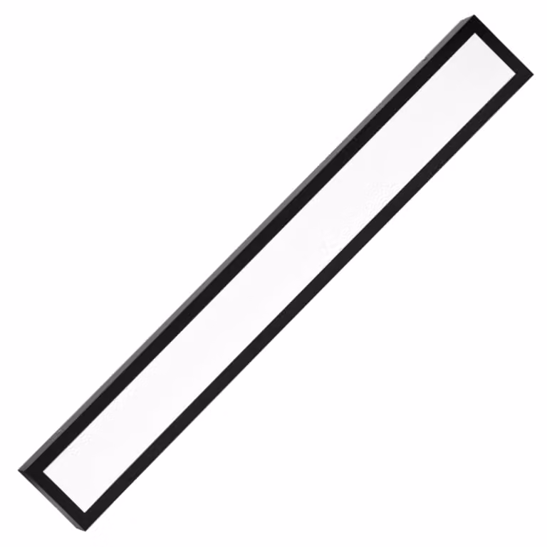 Ecolite Nero LED Plafoniera per ufficio 120cm 36W TL1902-36W/CR