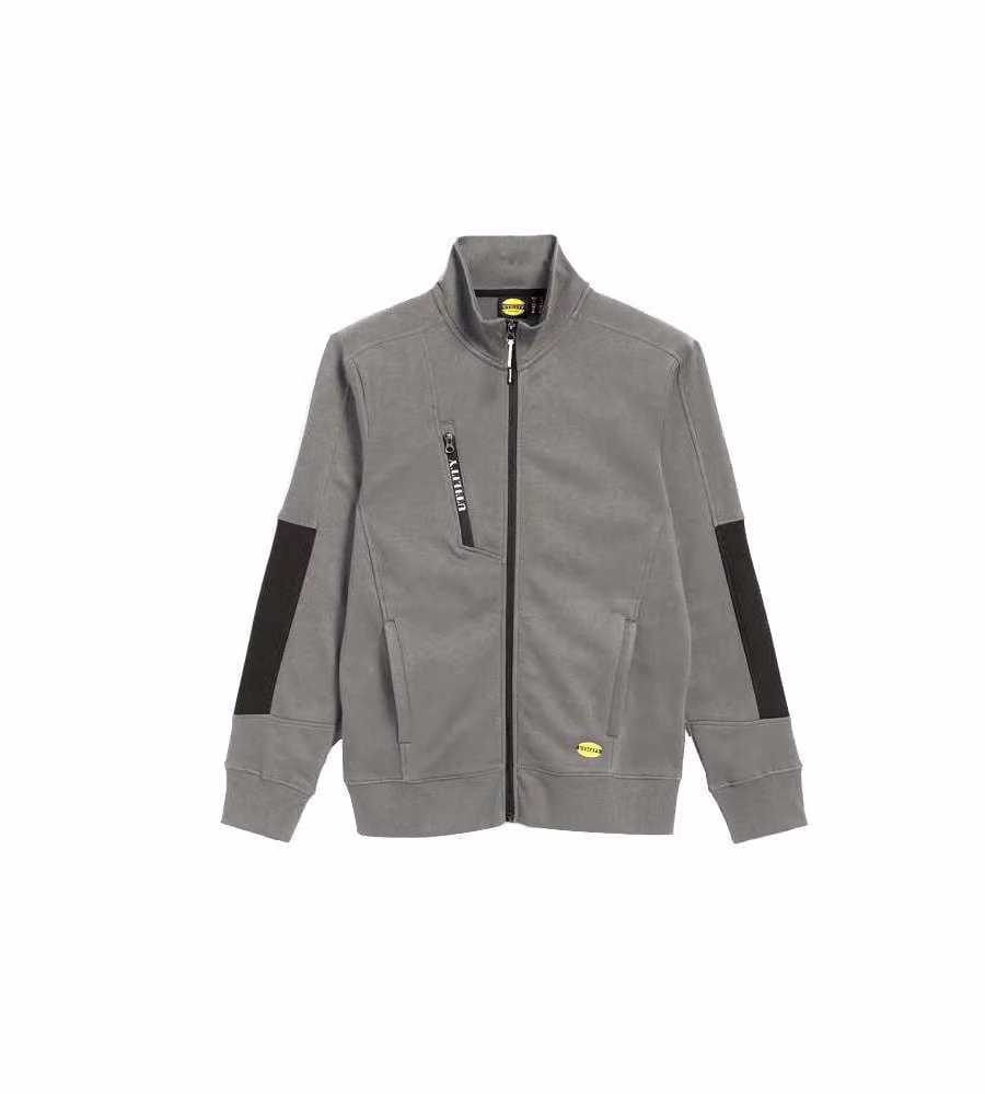 Felpa Sweatshirt Fz Grigia L Litework Diadora