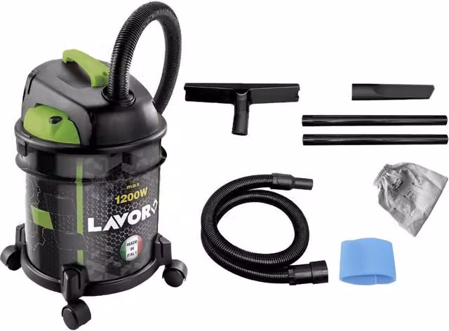 Trade Shop - Bidone Aspiratutto Solidi E Liquidi 1200w Lavor Wash Rudy 1200s 20 Litri -