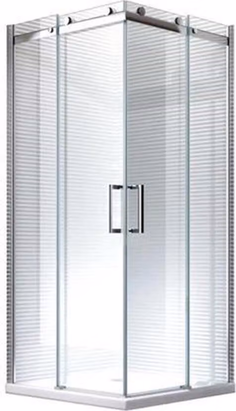 Glaszentrum Hagen - 80x80x195 cm - Cabina doccia Artemis Cabina doccia - 8mm - vetro ESG con piatto doccia + sifone