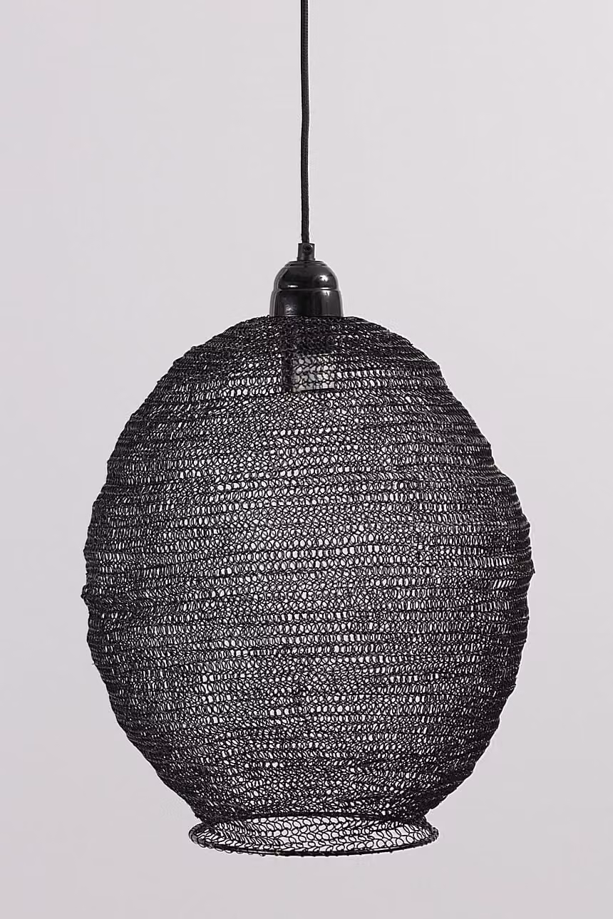 Lampada a sospensione Nina Black 48 cm