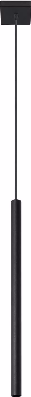 Lampada a sospensione PASTELO 1 nero 1xG9 8W acciaio 100x8x8cm Sollux Lighting