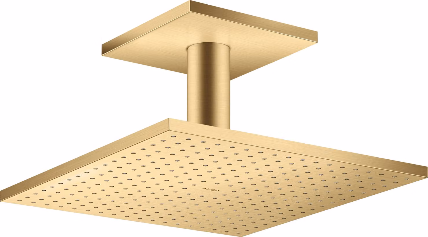 hansgrohe AXOR ShowerSolutions douchette suspendue 300/300 2jet, raccordement au plafond, 35320250, 35320250