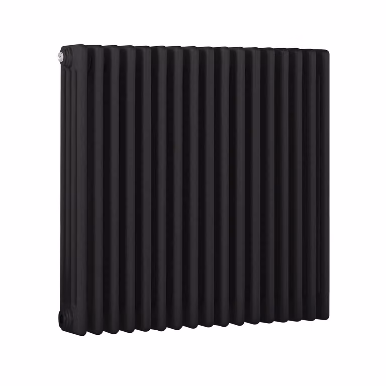 Radiatore Orizzontale a Colonne (4 Colonne) 750mm x 785mm - Nero (Midnight Nero) - Regent
