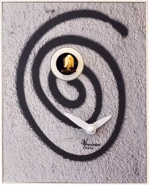 Orologio a Cucù da Parete 16,5x20x10cm Pirondini Italia D'Apres Graffiti