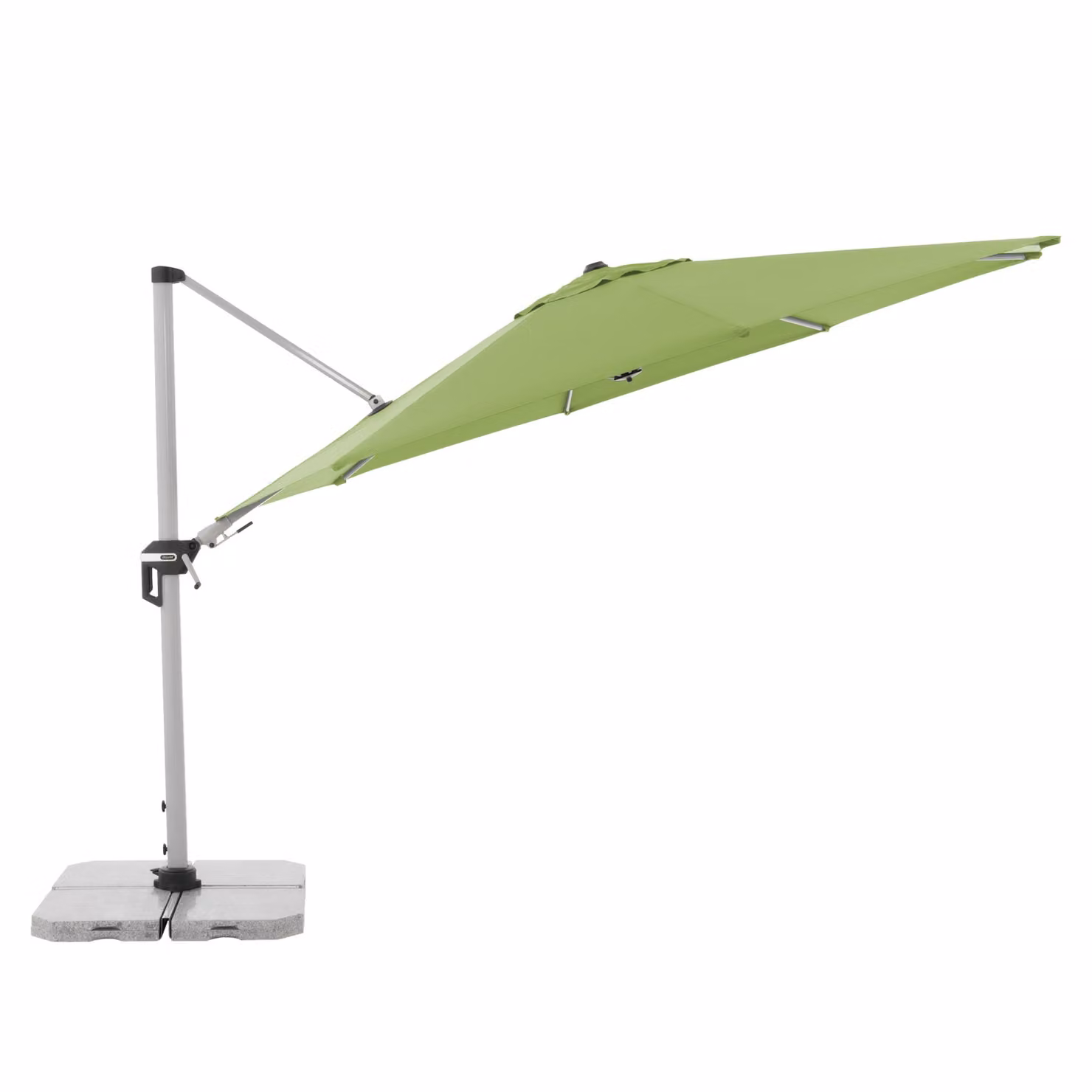 Ombrellone con asta laterale Doppler ACTIVE 370 cm verde chiaro