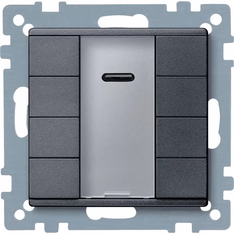 Schneider Electric Pulsante quadruplo con ricevitore IR, antracite, sistema M MTN627914