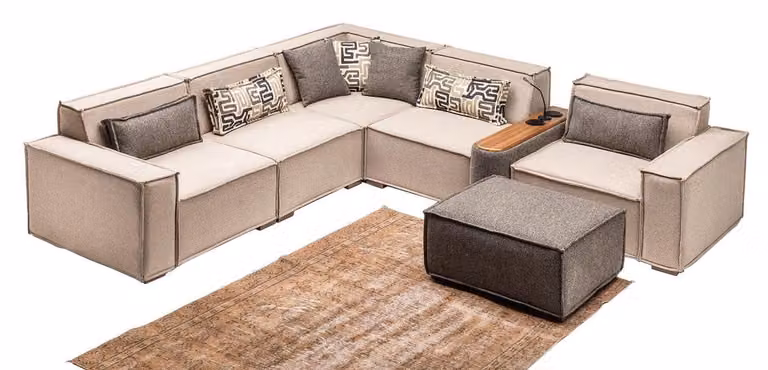Couch Wohnraumsofa Eckcouch Sofa Polsterlandschaft Ecksofa Lounge Eckgarnitur