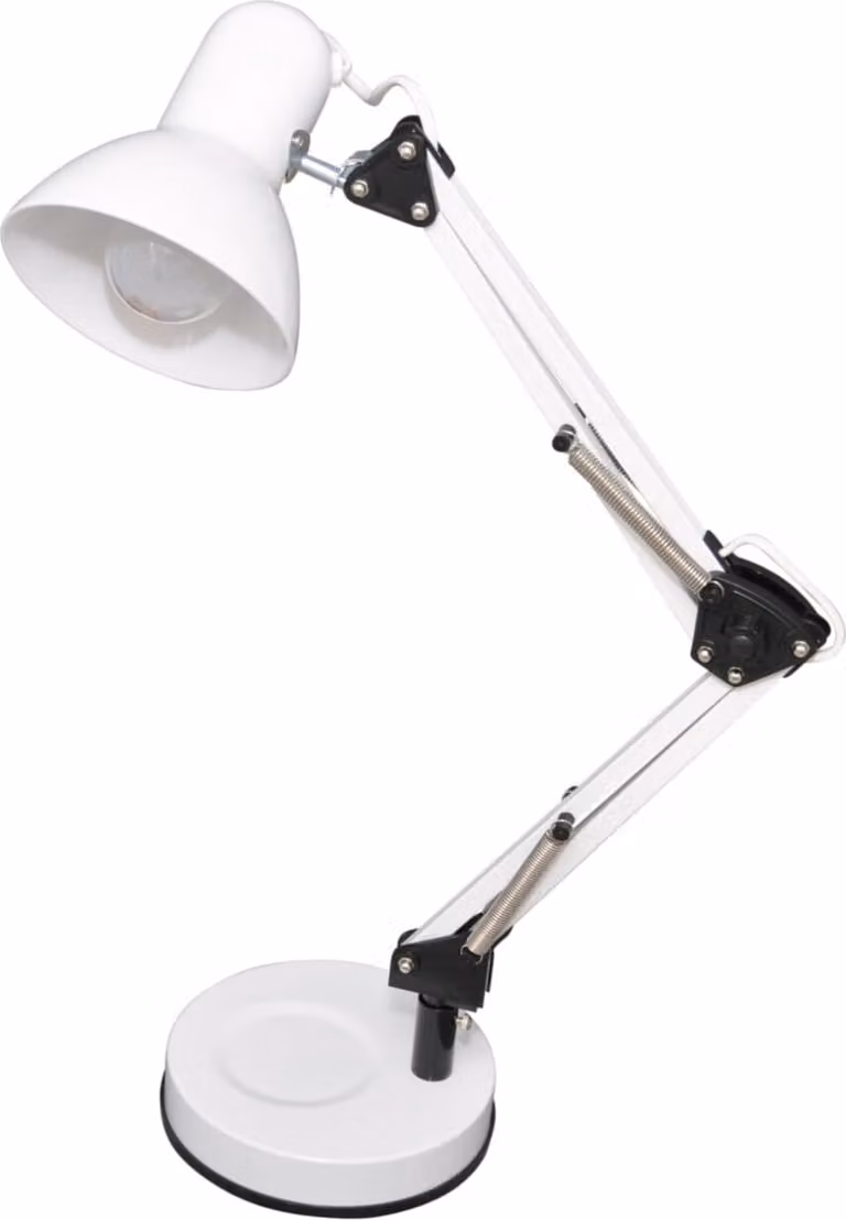 Lampada da scrivania bianca per scuola COSMO Kaja K-MT-COSMO