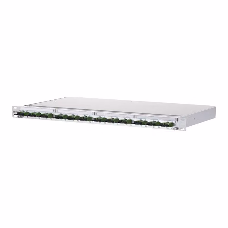 Metz Connect OpDAT PA pannello di connessione con giunzione 24xE2000 APC (verde), OS2, grigio 1502295924-E