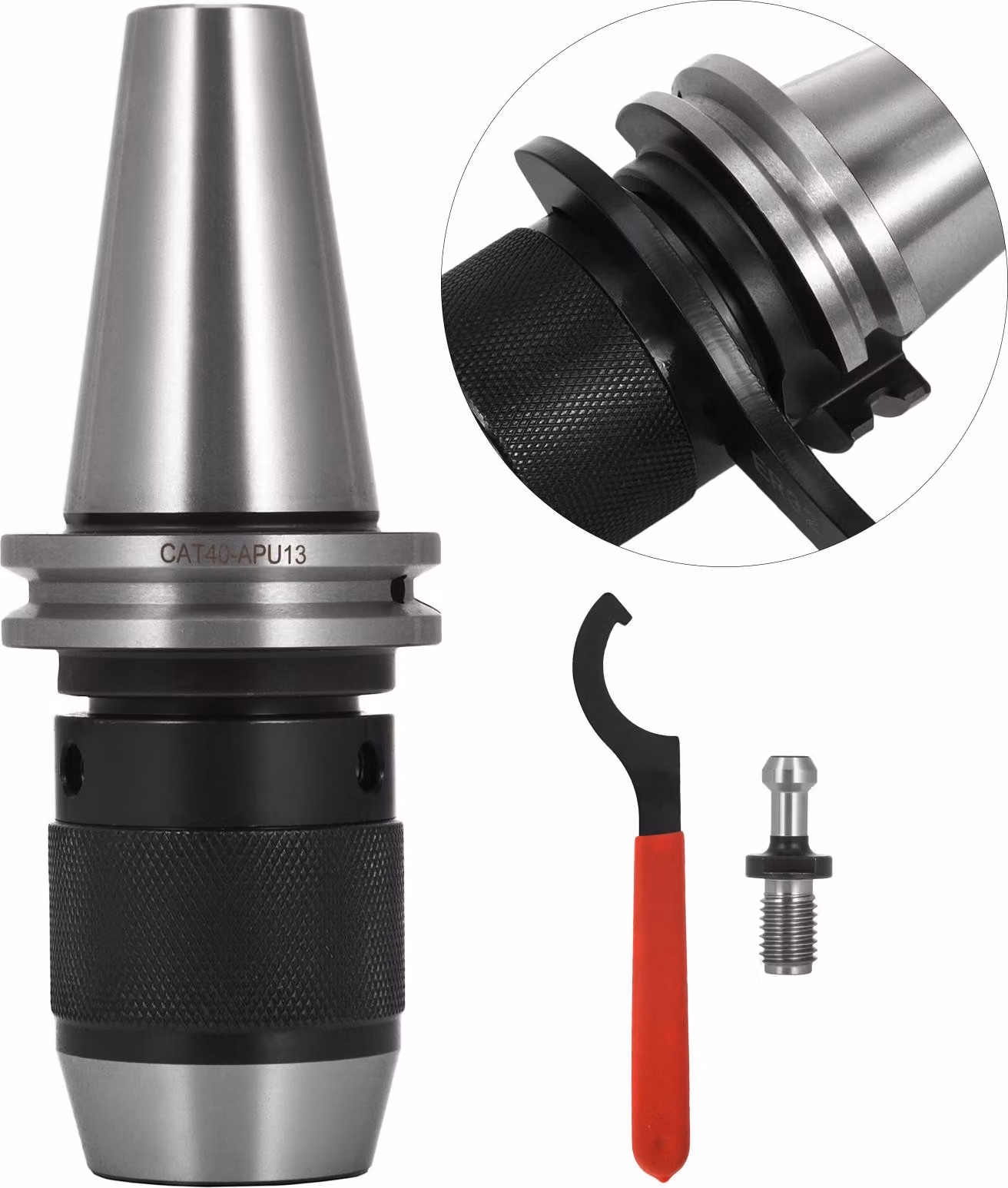 VEVOR Pinze di serraggio CAT40 APU13-100 Pinza di serraggio per fresa Mandrino a pinza per macchina per incisione CNC Fresatrice Set di boccole di serraggio