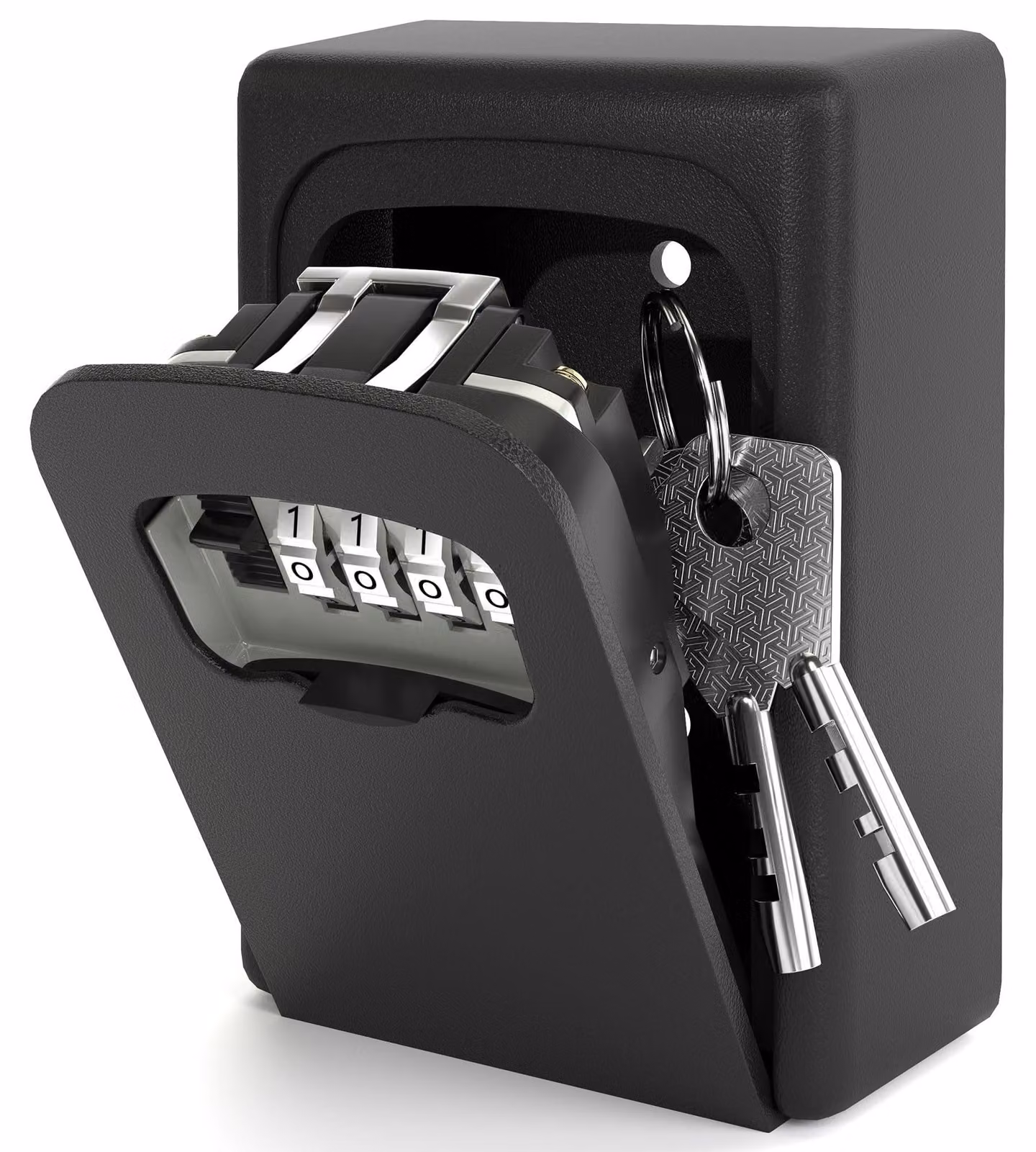Cassaforte per chiavi con codice a 4 cifre, resistente al fuoco, ideale per porte d'ingresso, garage, scuole e uffici