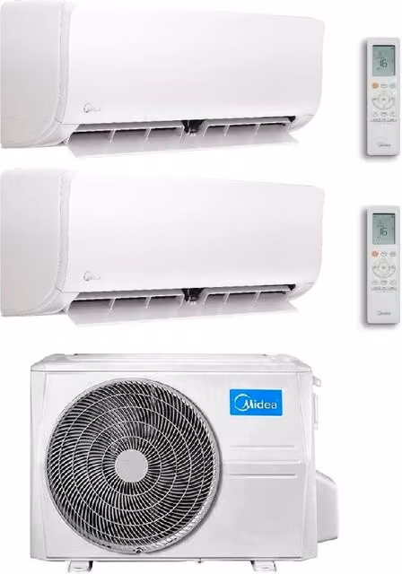 Condizionatore Dual Split Midea Xtreme Pro Wi-Fi 12+12 Bianco con App Control e Gas R-32 Classe Energetica A++
