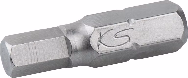 KS Tools 1/4" CLASSIC bit esagono incassato, 25 mm, 3/8", confezione da 5 pz