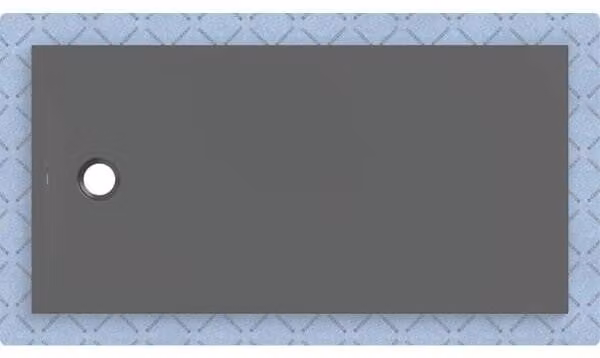 Geberit CleanFloor30 surface de douche, intégrée, avec voile d'étanchéité, 160x80cm, 551.009.DM.1, 551.009.DM.1
