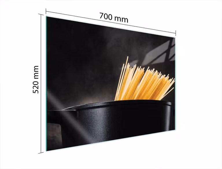 Piastra Protettiva In Vetro Per Forno 70X52 Pasta