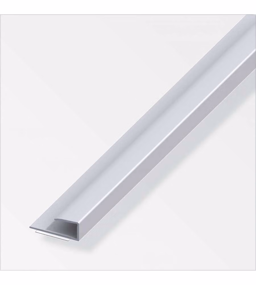 Profilo Bordo 7 Alluminio Argento 1 Metro