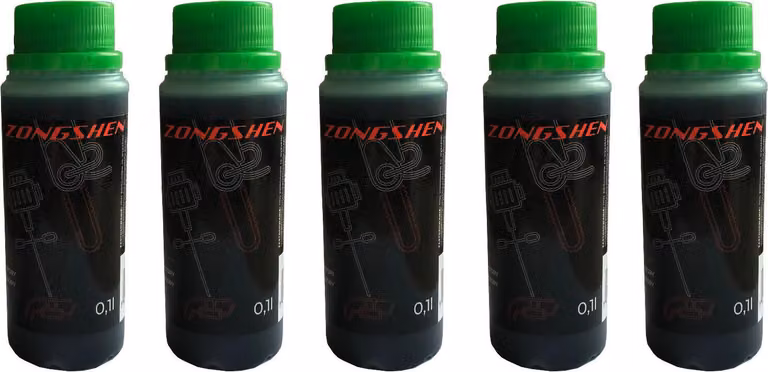 500 ml di olio per motori a 2 tempi VERDE per motori STIHL Husqvarna Echo Briggs&Stratton Honda