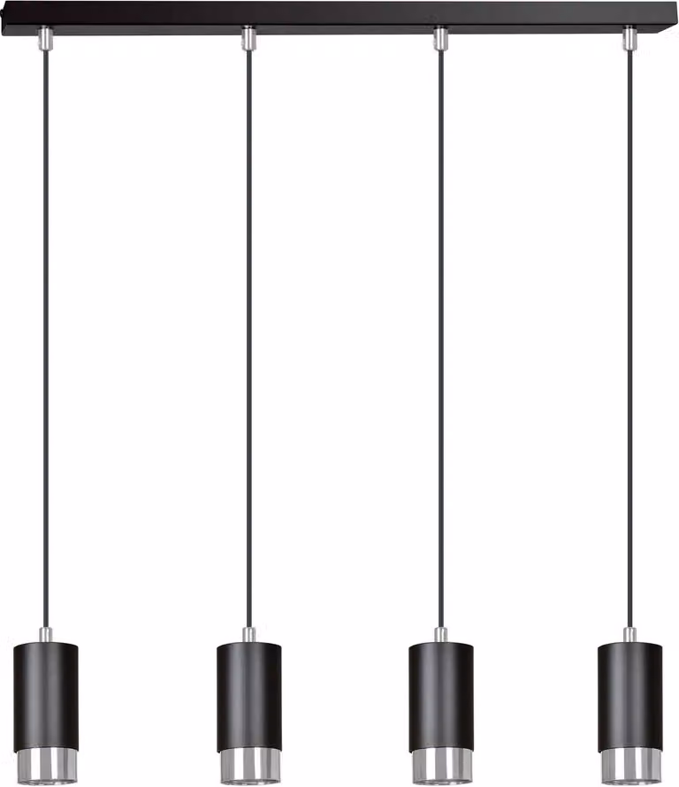 Lampadario Emibig 4xGU10 30W FUMIKO 4 BL/CHROME 816/4