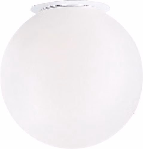 Applique/Plafoniera Emily Rossini Group - Diametro 30cm, Vetro Satinato Bianco, Attacco E27 IP20, Versatile, Ideale per Parete o Soffitto