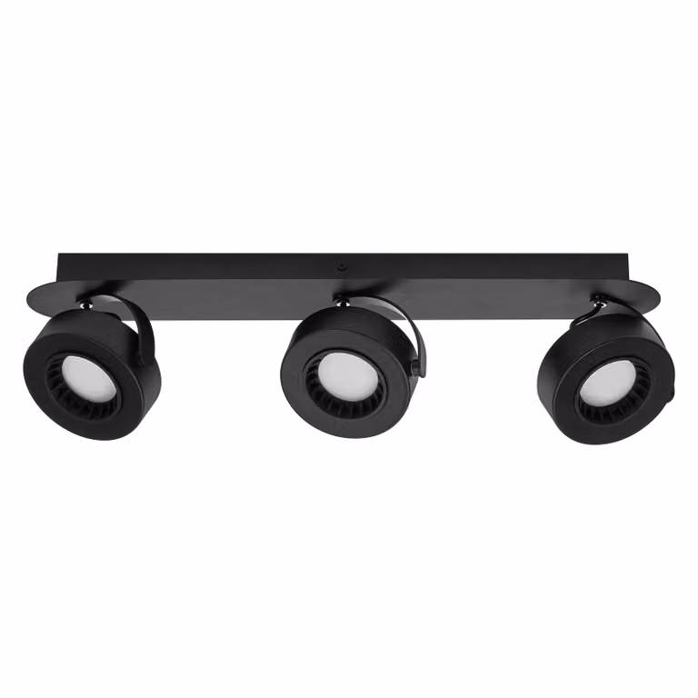 LEDVANCE DECOR SPOT VENUS, 16W, 650lm, nero, faretto, teste regolabili, versatile, faretto per interni, colore della luce bianco caldo, ottica di alta qualità, facile installazione