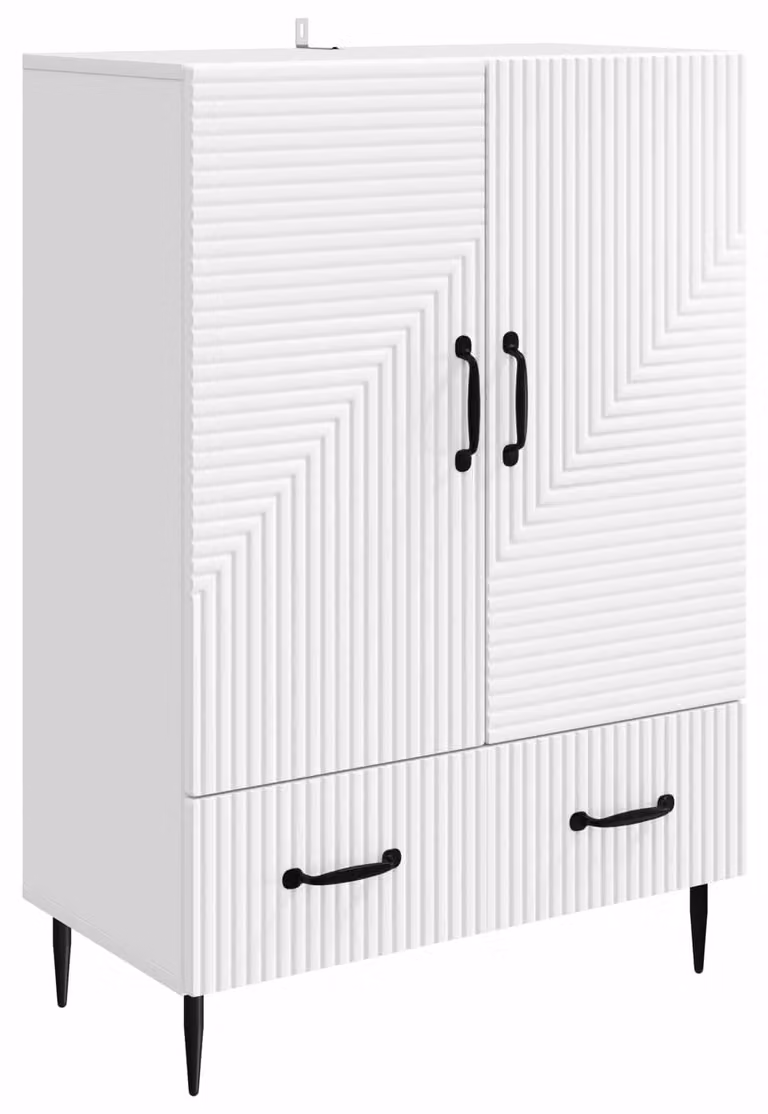 Credenza Bianco 66 x 34,5 x 95 cm Legno ingegnerizzato