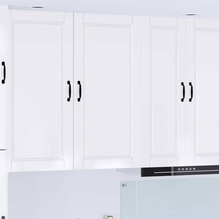 vidaXL Armadietto a muro PORTO Bianco Lucido L 50 cm, P 31 cm, H 100 cm