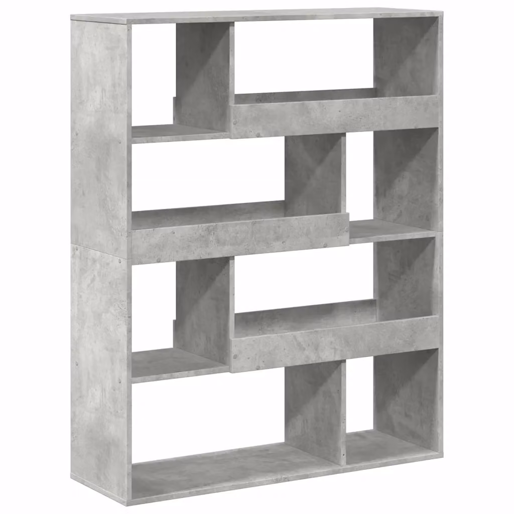 Divisorio per stanza vidaXL moderno in MDF grigio opaco L: 100 cm, P: 33 cm, H: 125,5 cm – 2