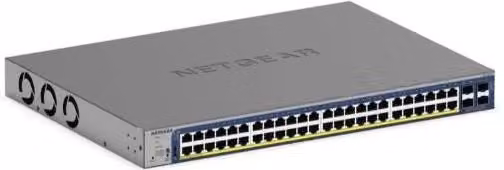 Netgear gs752txp gestito l2/l3/l4 10g ethernet (100/1000/10000) supporto power over ethernet (poe) nero - GS752TXP-300EUS