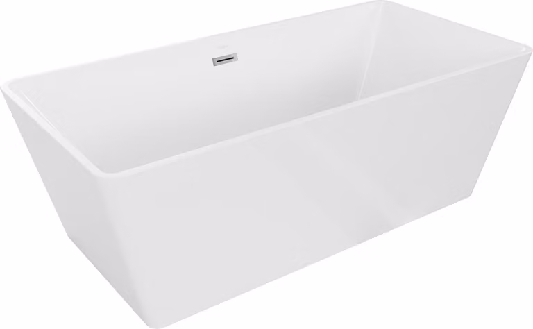 Vasca da bagno autoportante MALAGA 170x80 cm BIANCO
