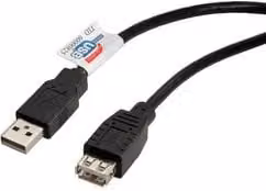 Cavo di prolunga USB 2.0 Itb nero, lunghezza 1,8 m