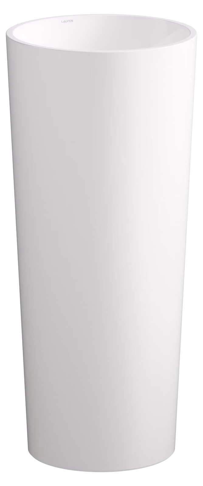 LAUFEN SCOPIO lavabos, au sol, avec fixation murale, rond, sans trou pour robinet, sans trop-plein, 400x425x900mm, H511CO40001121, H511CO40001121