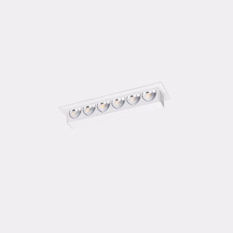 Downlight Bento Wall Washer 6 LED 6 Bianco caldo - 2700K CRI 90 Bianco IP20 421 lm