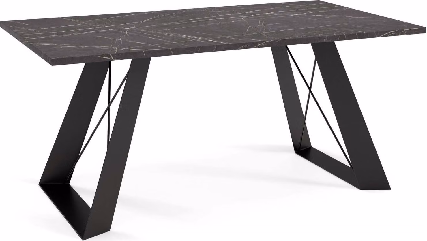 FURNLUX Tavolino Satis Black 60cm / Colore principale: Nero / Dimensioni: 60 x 50 x 120 cm