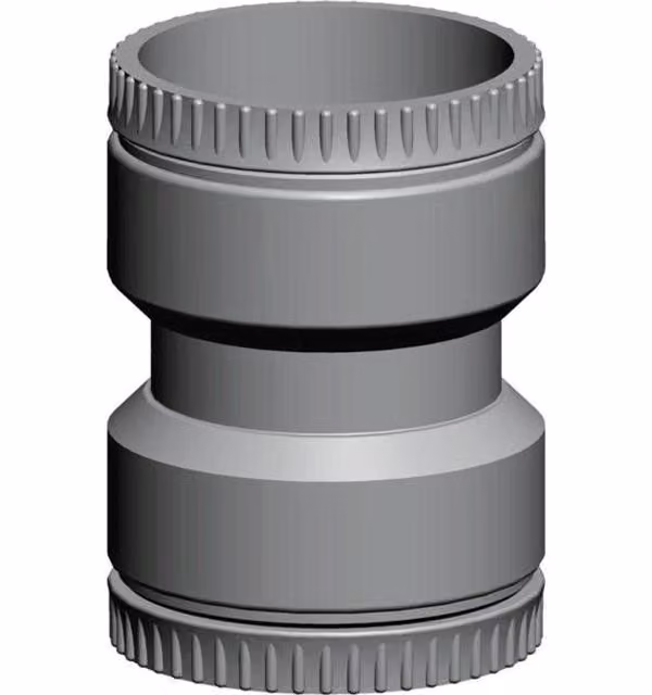 Connettore Wolf DN83 Giunto per 2 tubi flessibili
