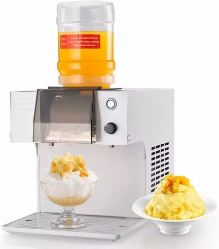 Macchina Tritaghiaccio Elettrica Vevor per Cono di Neve, Capacità 40 kg/giorno, Serbatoio da 1,8 l, 260 W, Colore Bianco