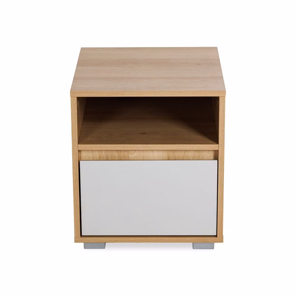 Comodino AGIRA – faggio / grigio
