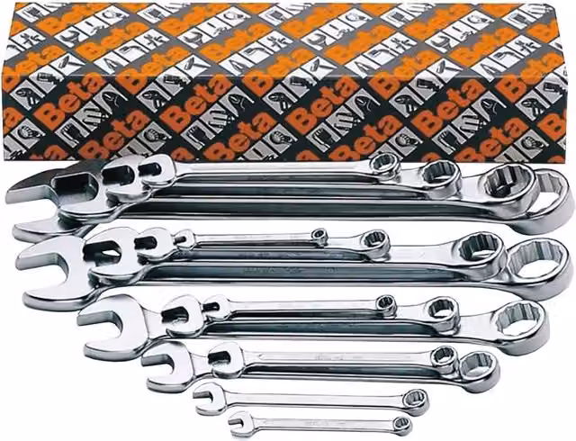Set di 26 chiavi combinate Beta colore argento, misure da 6 a 32 mm – 1