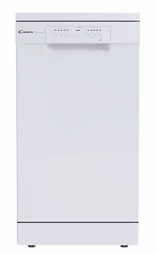 Candy Brava CDPH 2L1049W Lavastoviglie Slim, 10 Coperti, 5 Programmi, Ciclo Rapido, Partenza Ritardata, Classe E, 45x58x82 cm, Bianco