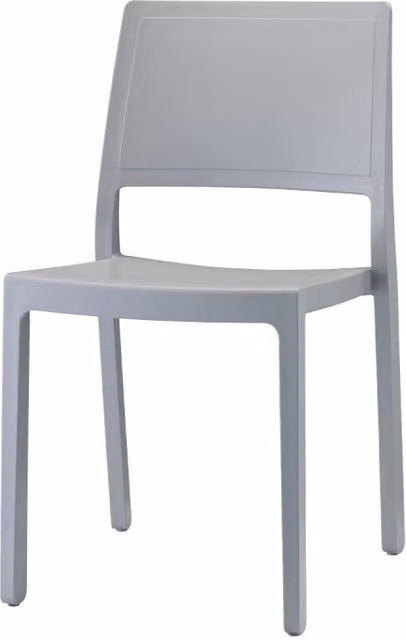 SET 6 SEDIE KATE TECNOPOLIMERO - Grigio chiaro 82
