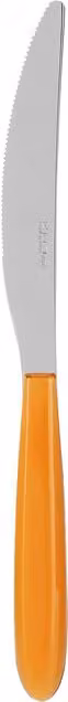 Coltello da tavola EME in acciaio inox e acrilico arancione lucido – 1