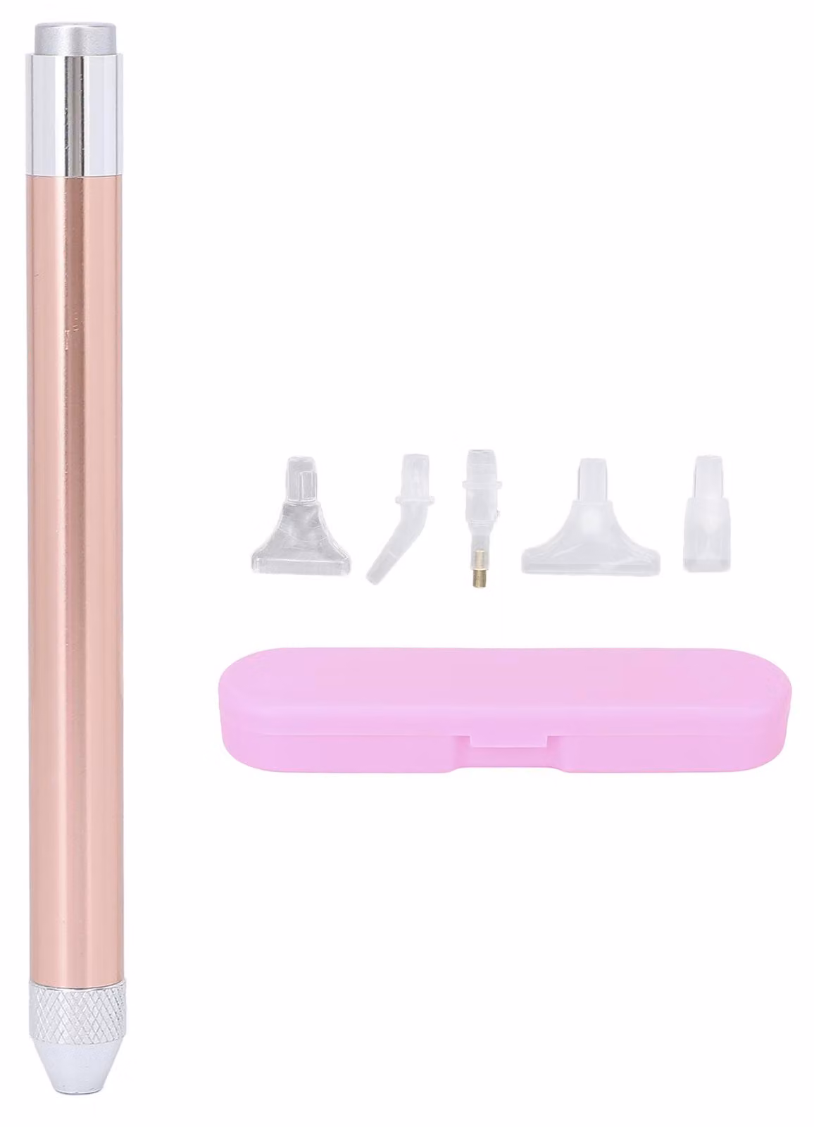Set di punte per trapano rotante, con strumenti diamantati e una pratica scatola di stoccaggio, ideale per la nail art e progetti fai-da-te