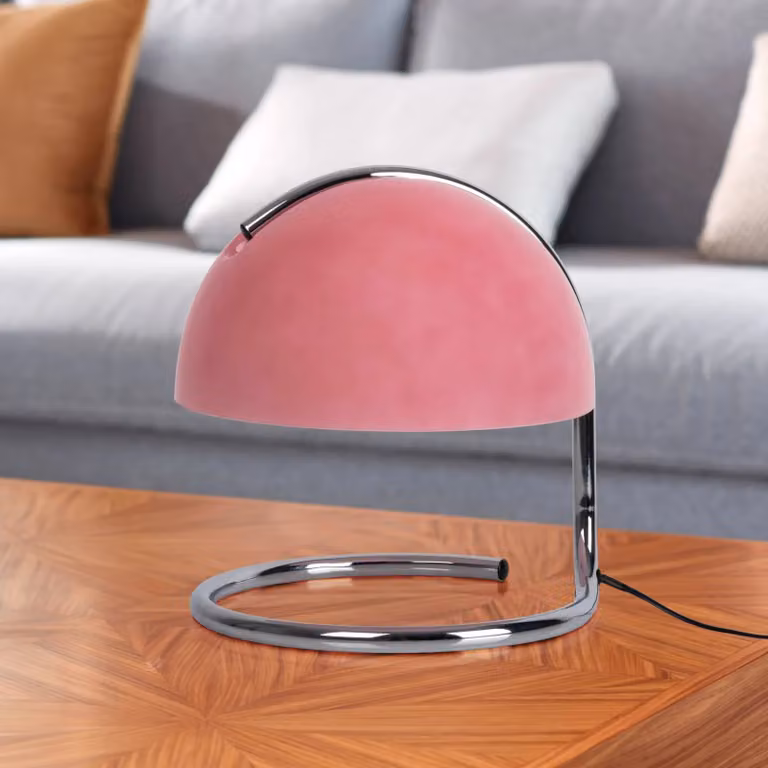 Näve Lampada da tavolo Burano, Violetto / Fucsia / Rosa, Soggiorno / Sala da pranzo, Vetro, Vintage, Lampada da tavolo