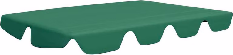 Baldacchino per Dondolo Giardino Verde 150/130x105/70 cm