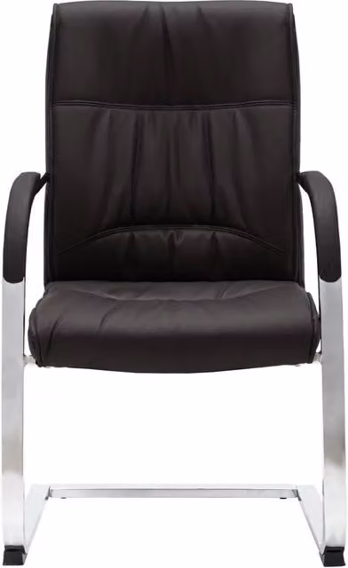 Sedia da Gaming e Ufficio a Sbalzo DESIGN IN in Similpelle Nera con Braccioli – 1