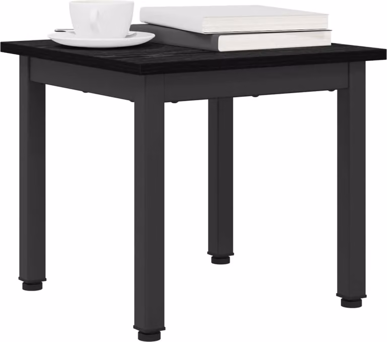 Tavolino da salotto Rovere Nero 40 x 40 x 36 cm