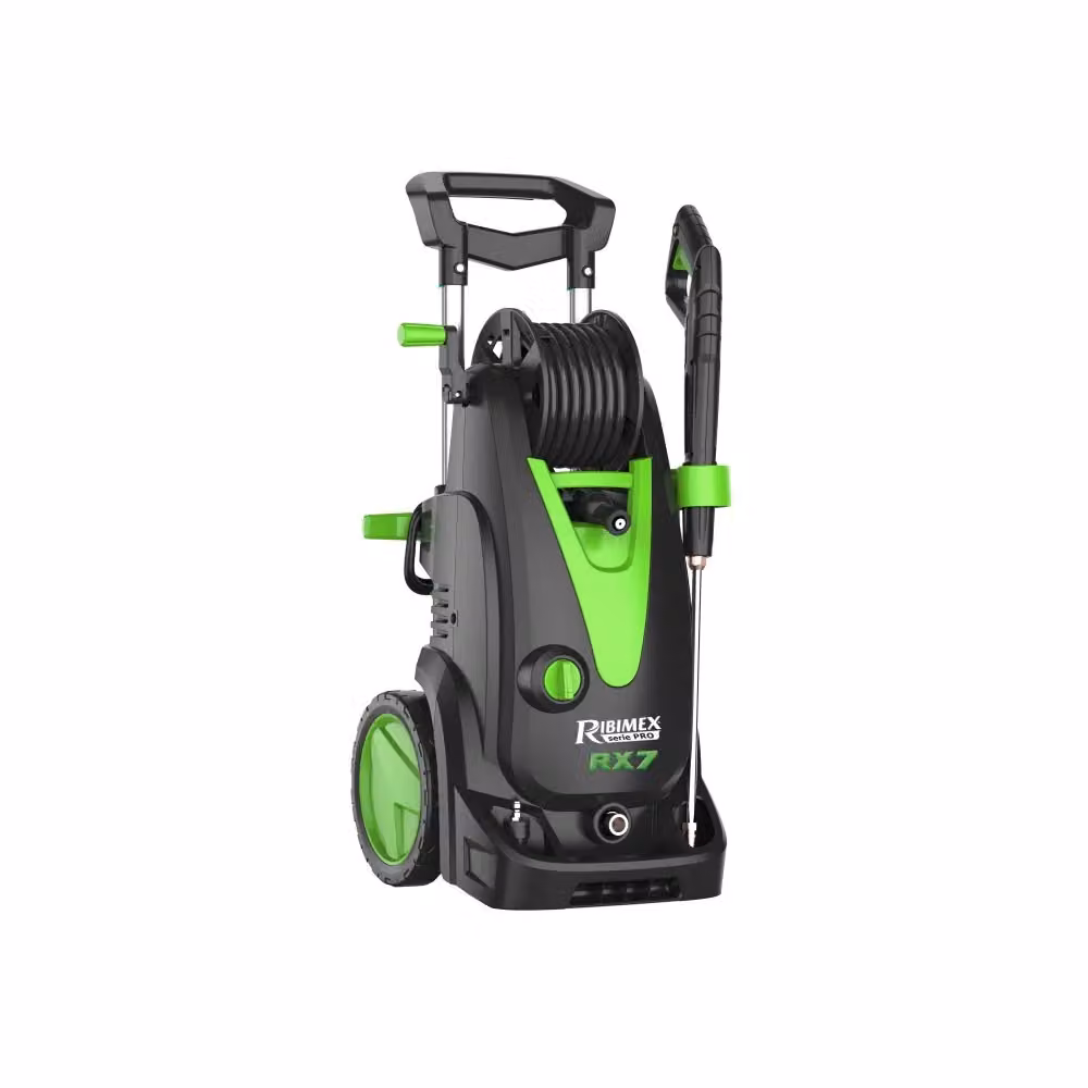 Idropulitrice a induzione Ribimex RX7 da 2800W con pressione massima di 225bar e portata di 540l/h, colore nero, completa di accessori – 2