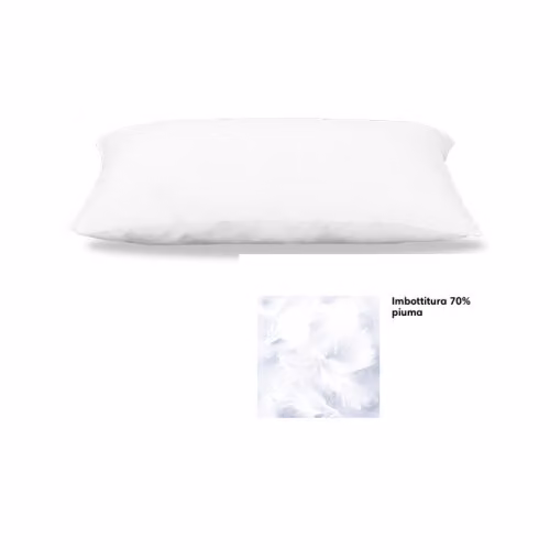Cuscino in piuma e piumino naturale Perla Spazio Sogno