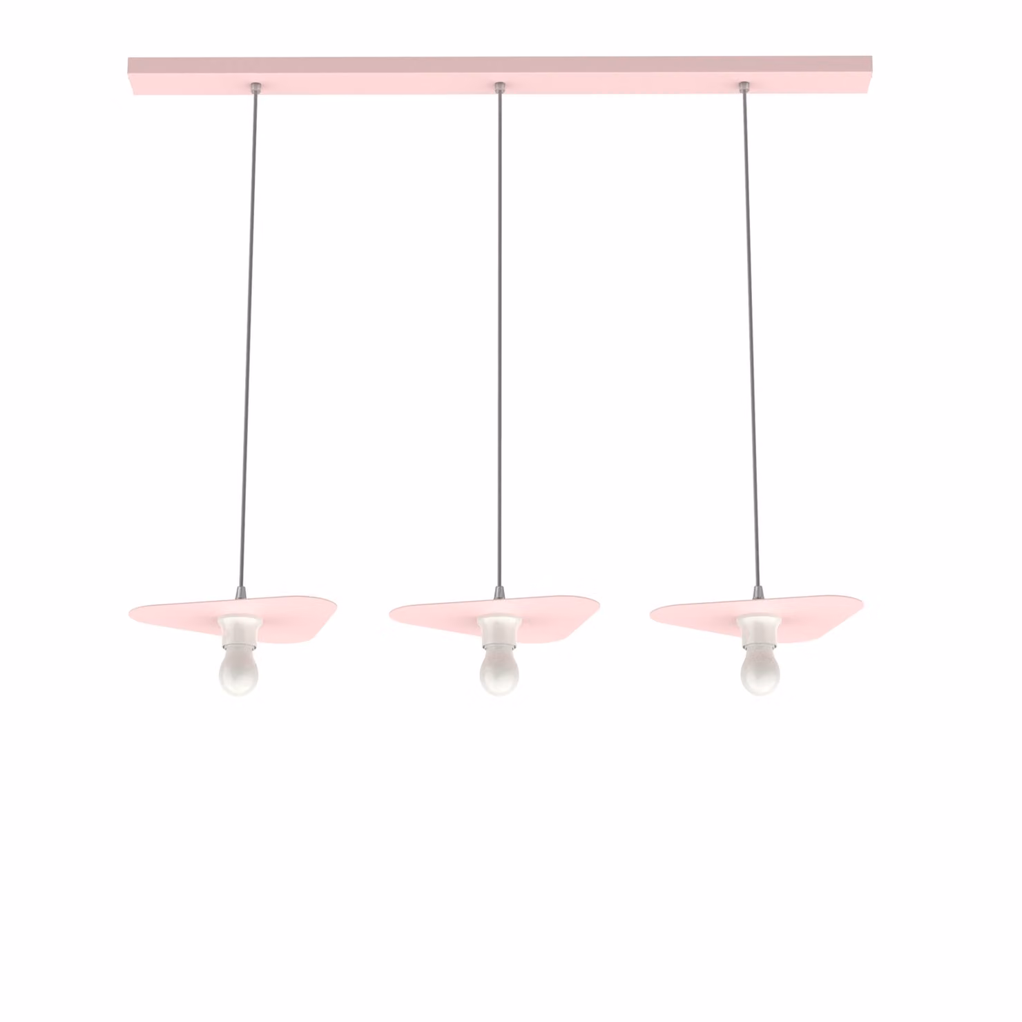 Lampada A Sospensione Cloud Lineare A 3 Luci, Monocolore Opaca