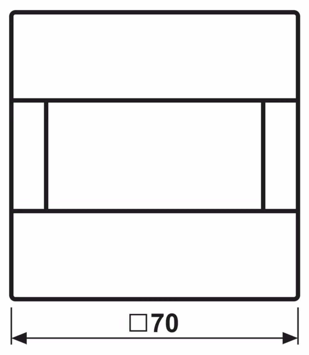 Interruttore automatico Jung KNX 1,10 m Universale LS 3181-1 WW (LS3181-1WW)
